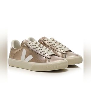 VEJA Womens ChromeFree Leather Campo Sneakers 9.5